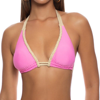 SAIL ON - Braided Triangle Halter Top